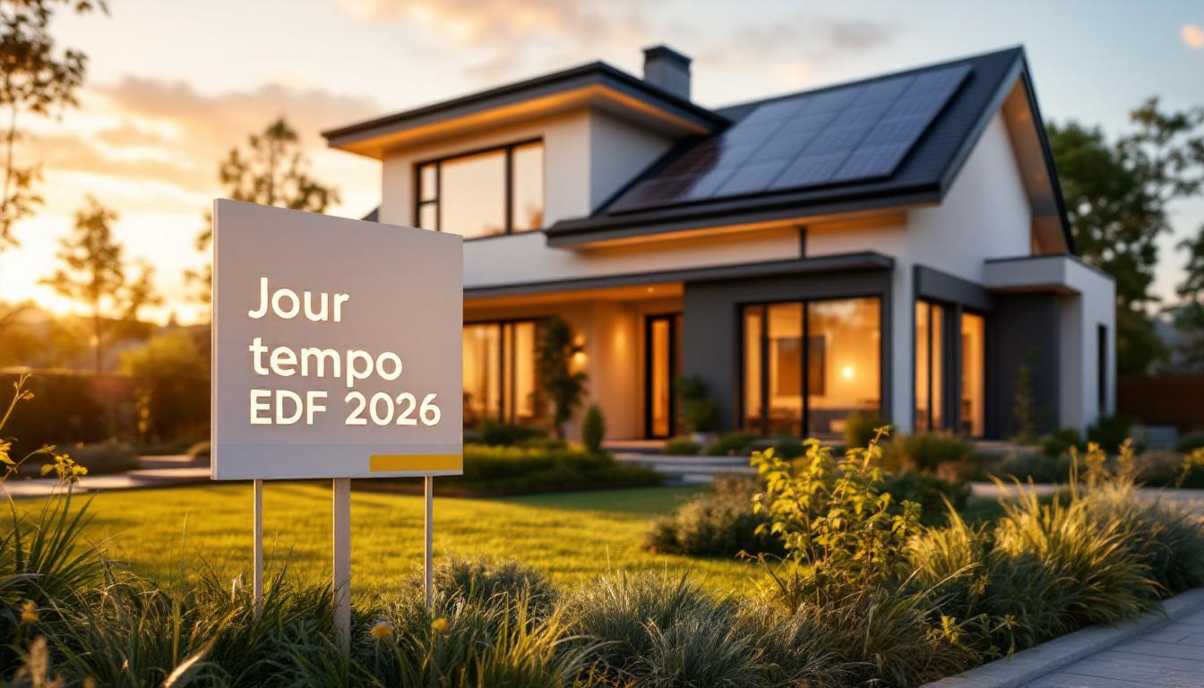 Jour tempo EDF 2026 : quel impact sur votre bien immobilier